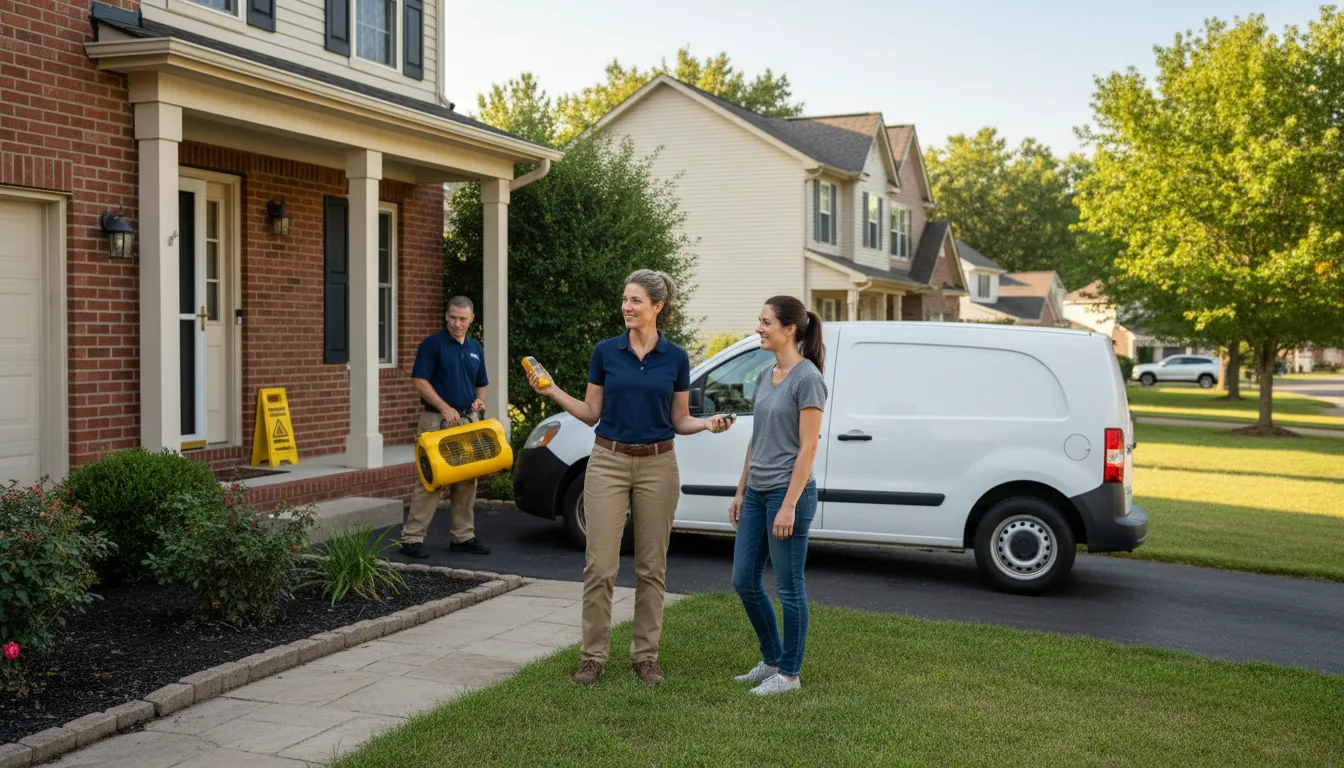 Residential water damage restoration in Conifer, CO